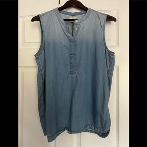 Jcrew chambray tank